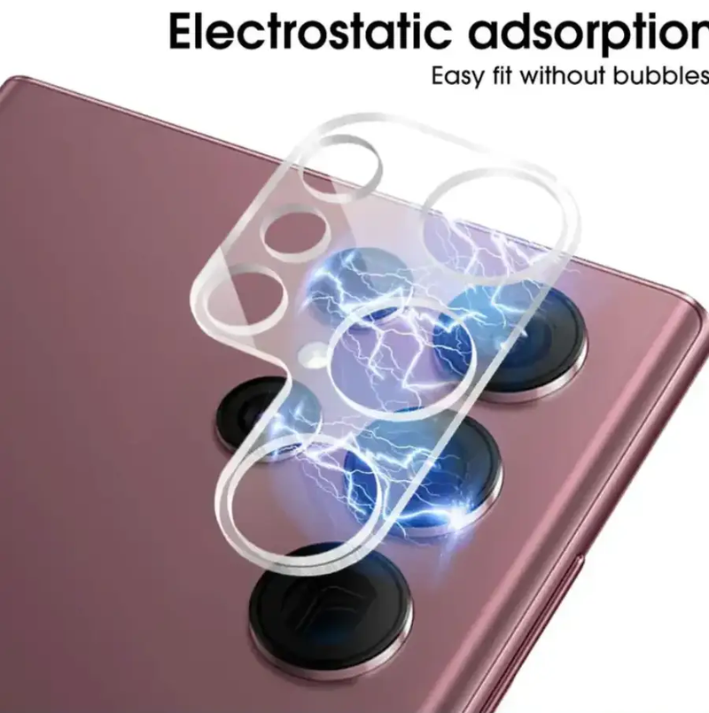 Samsung Galaxy S23 Ultra Glass Camera Lens Shield Protector by techplus