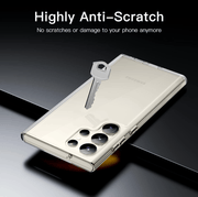 techplus Samsung Galaxy S23 Ultra Hybrid Ultra Clear Shockproof Case With Hard Back Samsung Galaxy S23 Ultra Hybrid Ultra Clear Case