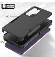 Samsung Galaxy S24 FE Dual Layer Armor Hard Case by techplus