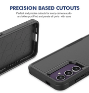 Samsung Galaxy S24 Dual Layer Armor Hard Case by techplus