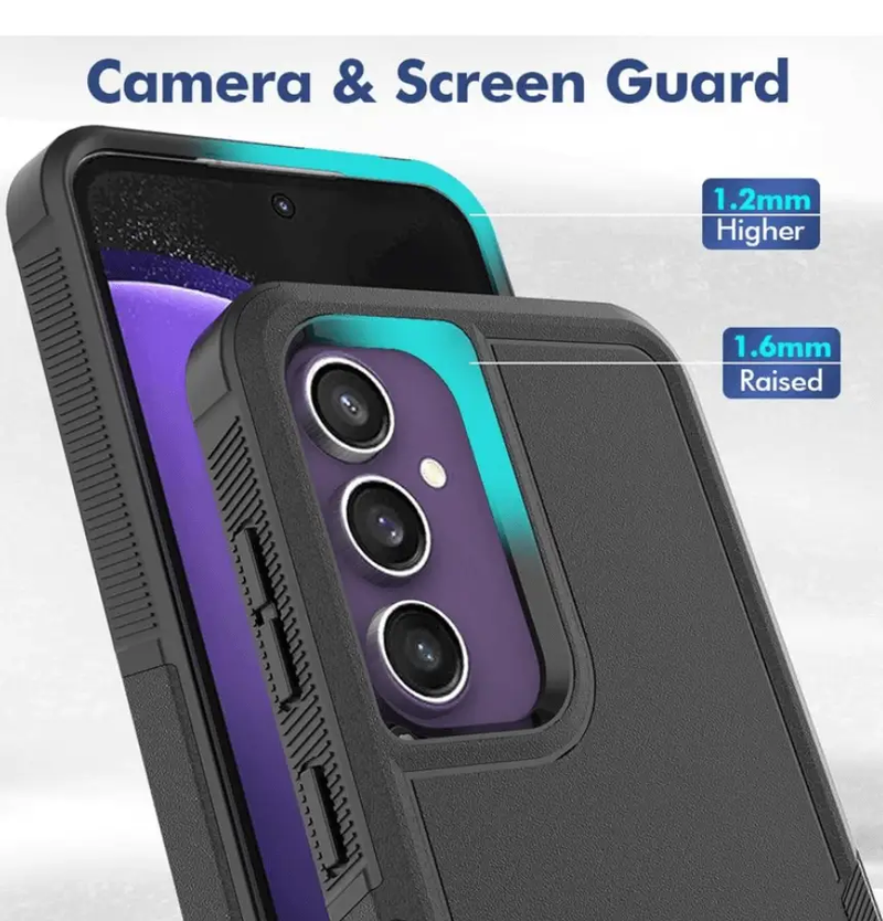 Samsung Galaxy S24 Dual Layer Armor Hard Case by techplus
