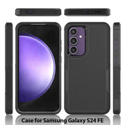 techplus Mobile Phone Case Samsung Galaxy S24 FE Dual Layer Armor Hard Case Samsung Galaxy S24 FE Dual Layer Armor Hard Case | NZ