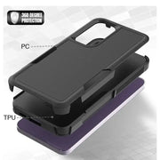 techplus Mobile Phone Case Samsung Galaxy S24 FE Dual Layer Armor Hard Case Samsung Galaxy S24 FE Dual Layer Armor Hard Case | NZ