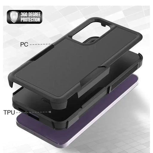 techplus Mobile Phone Case Samsung Galaxy S24 FE Dual Layer Armor Hard Case Samsung Galaxy S24 FE Dual Layer Armor Hard Case | NZ