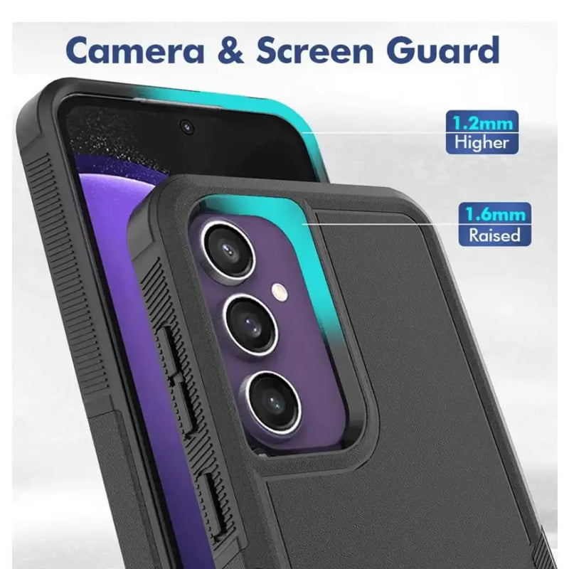 techplus Mobile Phone Case Samsung Galaxy S24 FE Dual Layer Armor Hard Case Samsung Galaxy S24 FE Dual Layer Armor Hard Case | NZ