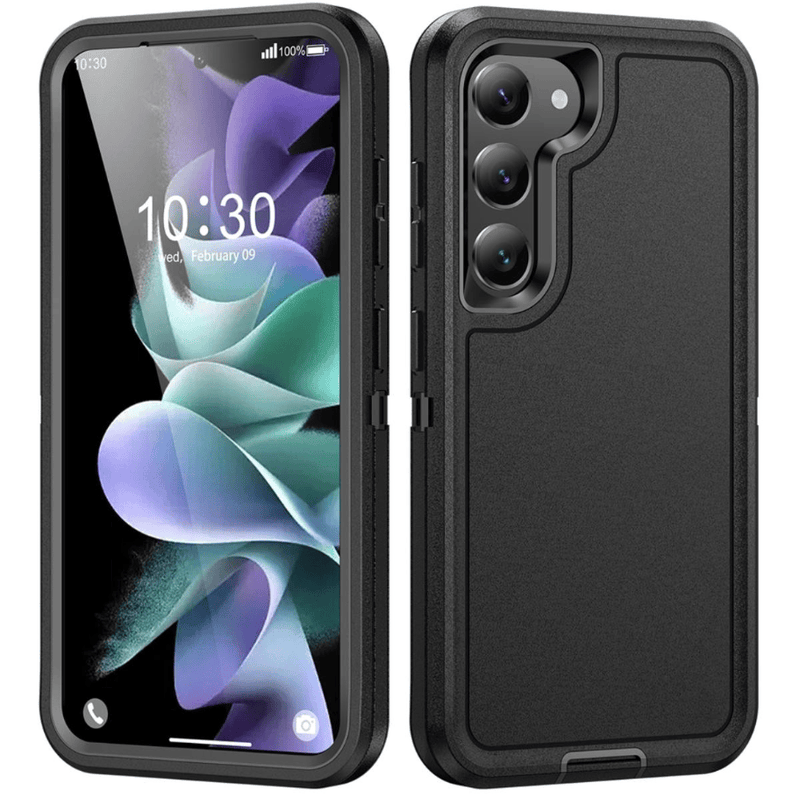 techplus Samsung Galaxy S24 Triple Layer Armor Hard Case PC TPU Cover Shockproof Samsung Galaxy S24 Triple Layer Armor Case Techplus