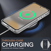 techplus Samsung Galaxy S24 FE Hybrid Ultra Clear Shockproof Case With Hard Back Samsung Galaxy S24 FE Hybrid Ultra Clear Case