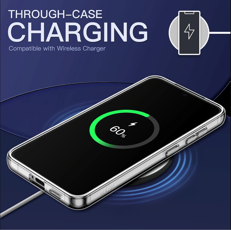 techplus Samsung Galaxy S24 Hybrid Ultra Clear Shockproof Case With Hard Back Samsung Galaxy S24 Hybrid Ultra Clear Case Hard Back