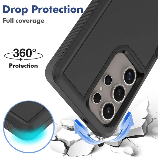 Samsung Galaxy S25 Ultra Dual Layer Armor Hard Case by techplus