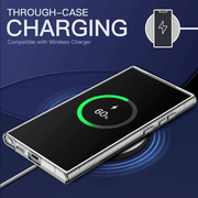 techplus Samsung Galaxy S24 Ultra Hybrid Ultra Clear Case With Shockproof Bumper Samsung Galaxy S24 Ultra Hybrid Ultra Clear Case