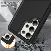 techplus Samsung Galaxy S24 Ultra Triple Layer Armor Hard Case | 3-Layer Armor PC TPU Cover Samsung Galaxy S24 Ultra Triple Layer Armor Case