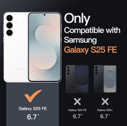 techplus Samsung Galaxy S25 FE Hybrid Ultra Clear Case With Shockproof Bumper Samsung Galaxy S25 FE Hybrid Ultra Clear Case
