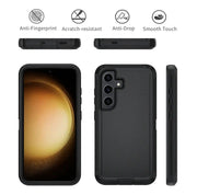 techplus Samsung Galaxy S25 Plus Triple Layer Armor Case PC TPU Shockproof Cover Samsung Galaxy S25 Plus Triple Layer Armor Case