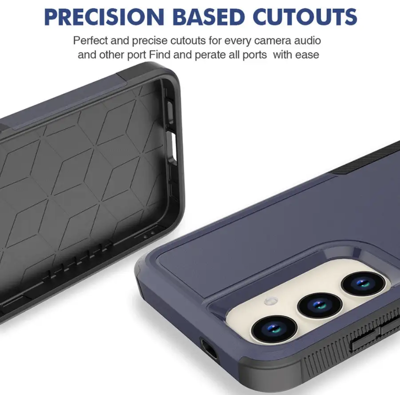 Samsung Galaxy S25 FE Dual Layer Armor Hard Case by techplus