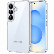 techplus Samsung Galaxy S25 Plus Hybrid Ultra Clear Shockproof Case – Hard Back with Soft Bumper Samsung Galaxy S25 Plus Hybrid Clear Shockproof Case