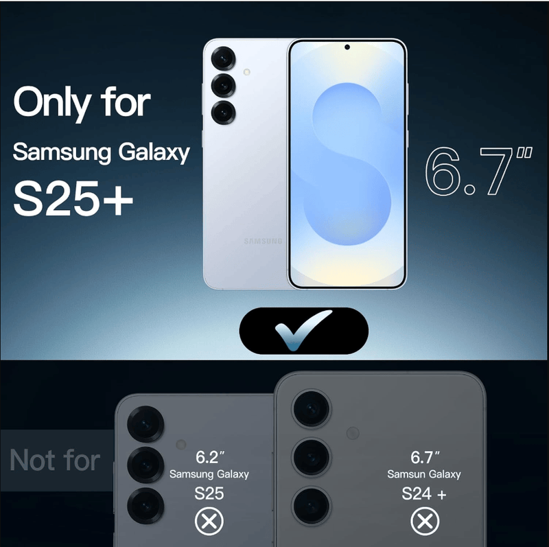 techplus Samsung Galaxy S25 Hybrid Ultra Clear Shockproof Case With Hard Back Samsung Galaxy S25 Hybrid Ultra Clear Case