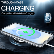 techplus Samsung Galaxy S25 Hybrid Ultra Clear Shockproof Case With Hard Back Samsung Galaxy S25 Hybrid Ultra Clear Case