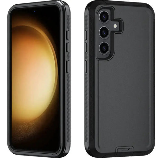 techplus Samsung galaxy S25+ Plus Triple Layer Armor Hard Case | 3-Layer Armor PC TPU Cover Samsung Galaxy S25 Plus Triple Layer Armor Case