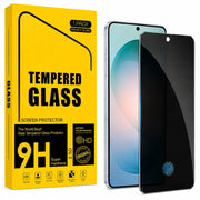 techplus Screen protector Samsung Galaxy S25 Privacy Tempered Glass Screen Protector – 9H HD Anti-Spy, 2.5D Rounded Edge, Impact & Scratch Resistant Samsung Galaxy S25 Privacy Glass Screen Protector 9H