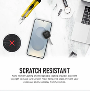 Samsung Galaxy S23 Ultra Clear Full Screen Tempered Glass Protector – 9H Hardness by techplus