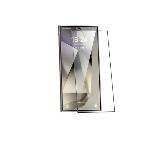 Samsung Galaxy S25 Ultra Clear Tempered Glass Screen Protector – 9H Hardness by techplus
