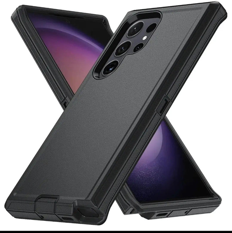 techplus Samsung Galaxy S25 Ultra 3 Layer Armor Case PC TPU Shockproof Cover Samsung Galaxy S25 Ultra 3 Layer Armor Case