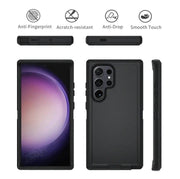 techplus Samsung Galaxy S25 Ultra 3 Layer Armor Case PC TPU Shockproof Cover Samsung Galaxy S25 Ultra 3 Layer Armor Case