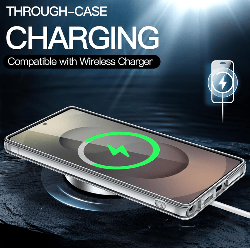 techplus Samsung Galaxy S25 Ultra Hybrid Clear Case With Shockproof Hard Back Samsung Galaxy S25 Ultra Hybrid Clear Case Shockproof