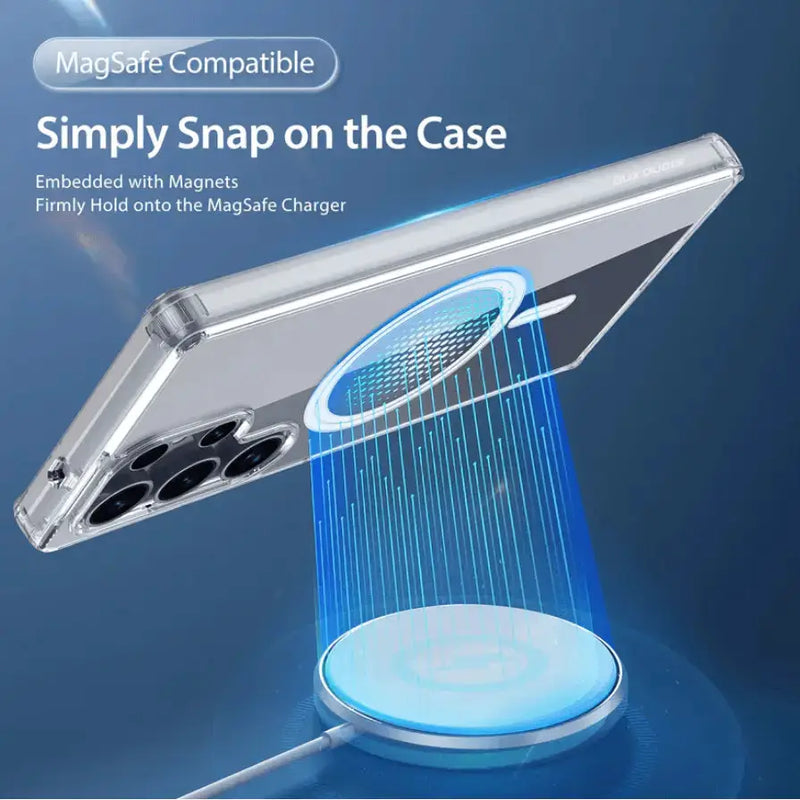 techplus Samsung Galaxy S25 Ultra MagSafe Clear Case Samsung Galaxy S25 Ultra MagSafe Clear Case TechPlus