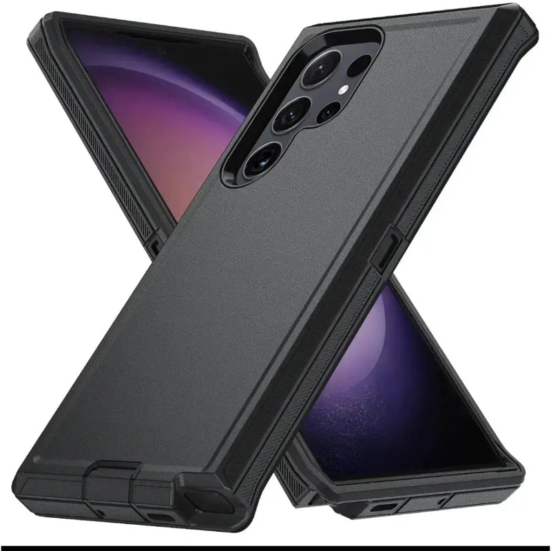 techplus Samsung galaxy S25 Ultra Triple Layer Armor Hard Case | 3-Layer Armor PC TPU Cover Samsung Galaxy S25 Ultra 3 Layer Armor Case