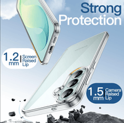 techplus Samsung Galaxy S26 FE Hybrid Ultra Clear Shockproof Case With Soft Bumper Samsung Galaxy S26 FE Hybrid Ultra Clear Case