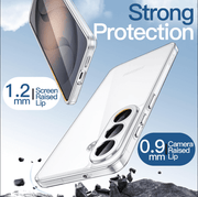 techplus Samsung Galaxy S26 Plus Hybrid Ultra Clear Shockproof Case – Hard Back with Soft Bumper Samsung Galaxy S26 Plus Hybrid Ultra Clear Case