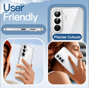 techplus Samsung Galaxy S26 Plus Hybrid Ultra Clear Shockproof Case With Soft Bumper Samsung Galaxy S26 Plus Hybrid Ultra Clear Case