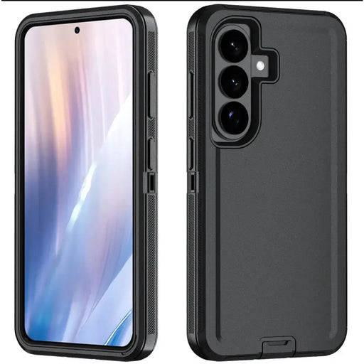 techplus Samsung galaxy S26+ Plus Triple Layer Armor Hard Case | 3-Layer Armor PC TPU Cover TechPlus Galaxy S26 Plus 3 Layer Armor Case