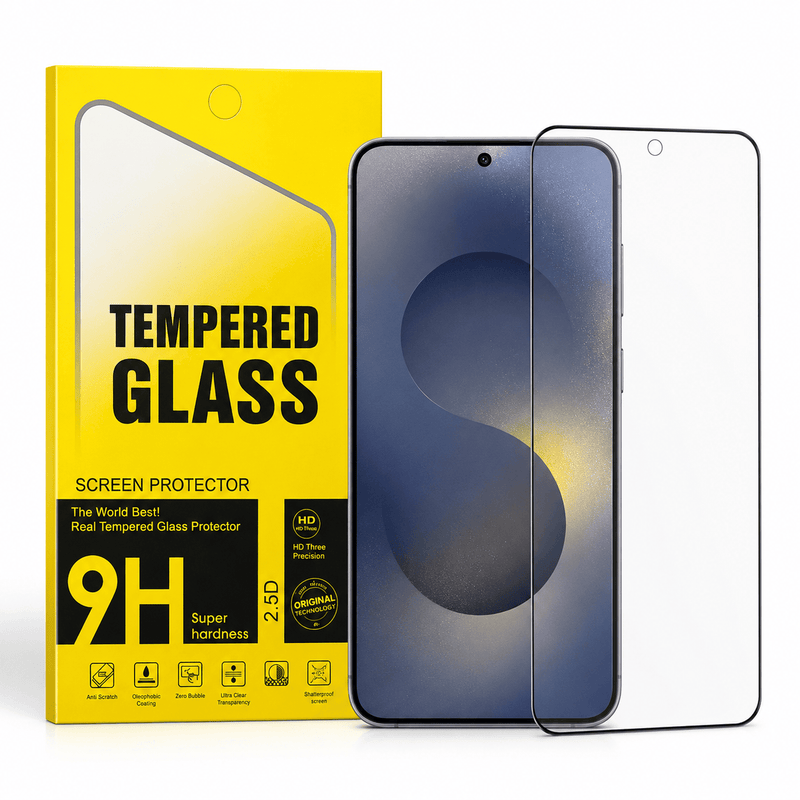 techplus Samsung Galaxy S26 FE Clear Tempered Glass Screen Protector – 9H HD, 2.5D Rounded Edge, Impact & Scratch Resistant Samsung Galaxy S26 FE Clear Tempered Glass Screen Protector – 9H HD, 2.5D Rounded Edge, Impact & Scratch Resistant