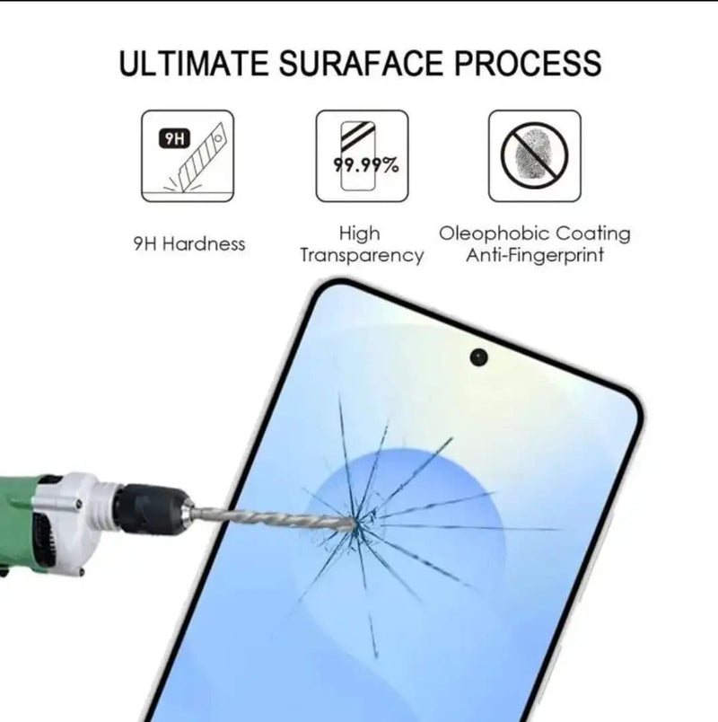 techplus Samsung Galaxy S24 Tempered Glass Screen Protector 2 Pack 9H HD 2.5D Samsung Galaxy S24 Tempered Glass Screen Protector