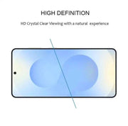 techplus Screen protector Samsung Galaxy S24 FE Clear Tempered Glass Screen Protector (2 Pack) – 9H HD, 2.5D Rounded Edge, Impact & Scratch Resistant Samsung Galaxy S24 FE Clear Tempered Glass Screen Protector (2 Pack) – 9H HD, 2.5D Rounded Edge, Impact & Scratch Resistant