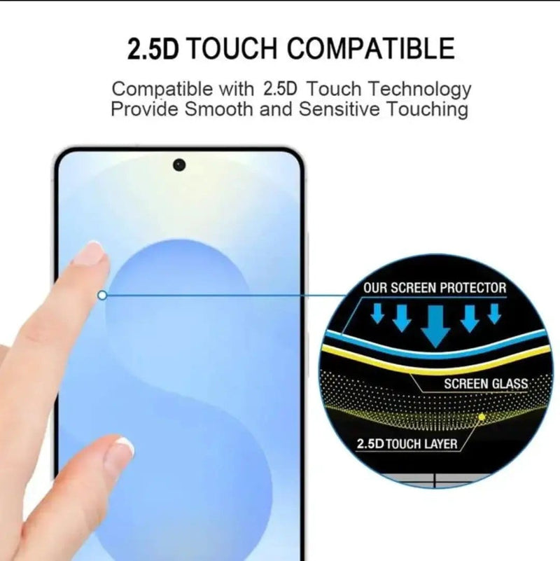 techplus Samsung Galaxy S26 Plus Tempered Glass Screen Protector 2 Pack 9H HD Samsung Galaxy S26 Plus 9H Tempered Glass Protector