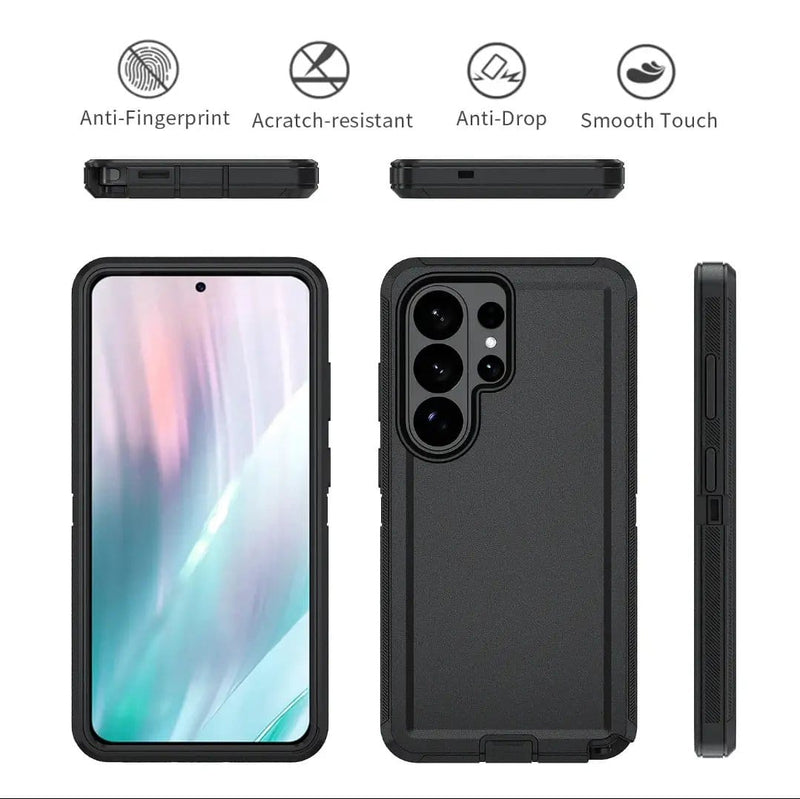 techplus Samsung Galaxy S26 Ultra Triple Layer Armor Case Shockproof Samsung Galaxy S26 Ultra 3 Layer Armor Case Shockproof