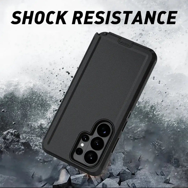techplus Samsung Galaxy S26 Ultra Triple Layer Armor Case Shockproof Samsung Galaxy S26 Ultra 3 Layer Armor Case Shockproof