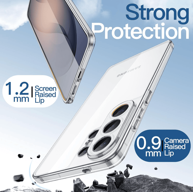 techplus Samsung Galaxy S26 Ultra Hybrid Ultra Clear Case With Shockproof Back TechPlus Samsung Galaxy S26 Ultra Hybrid Case