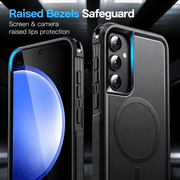 techplus Samsung Galaxy S26 Ultra MagSafe Rugged Magnetic Cover Samsung Galaxy S26 Ultra MagSafe Rugged Case With Stand