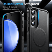 techplus Samsung Galaxy S26 Ultra MagSafe Rugged Case With Magnetic Stand Ring Samsung Galaxy S26 Ultra MagSafe Rugged Case With Stand