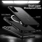 techplus Samsung Galaxy S25 Plus MagSafe Rugged Magnetic Cover Samsung Galaxy S25 Plus MagSafe Rugged Case