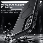 techplus Samsung Galaxy S25 MagSafe Heavy Duty Rugged Magnetic Cover Samsung Galaxy S25 MagSafe Heavy Duty Rugged Case