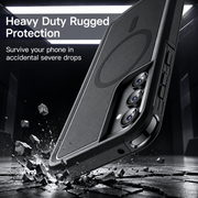 techplus Samsung Galaxy S26 Ultra MagSafe Rugged Case With Magnetic Stand Ring Samsung Galaxy S26 Ultra MagSafe Rugged Case With Stand