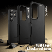 techplus Samsung Galaxy S24 Ultra MagSafe Rugged Magnetic Cover Samsung Galaxy S24 Ultra MagSafe Rugged Case Dual Layer