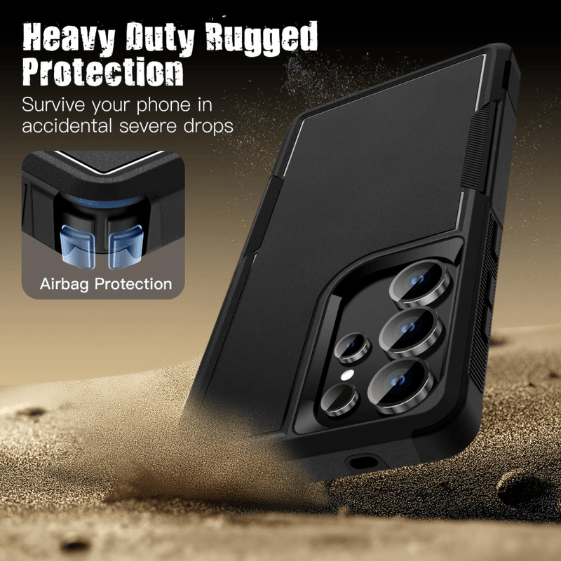 techplus Samsung Galaxy S25 Ultra MagSafe Rugged Magnetic Cover TechPlus Samsung Galaxy S25 Ultra MagSafe Rugged Case