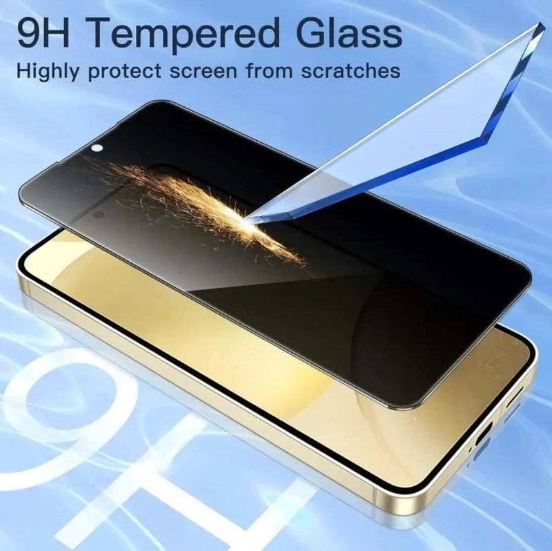 techplus Samsung Galaxy S21+ Plus Privacy Tempered Glass Screen Protector (2 Pack) – 9H HD Anti-Spy, 2.5D Rounded Edge, Impact & Scratch Resistant Samsung Galaxy S21 Plus Privacy Screen Protector 2 Pack