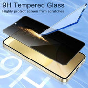 techplus Samsung Galaxy S25 Ultra Privacy Tempered Glass Screen Protector – 9H HD Anti-Spy, 2.5D Rounded Edge, Impact & Scratch Resistant Samsung Galaxy S25 Ultra Privacy Screen Protector